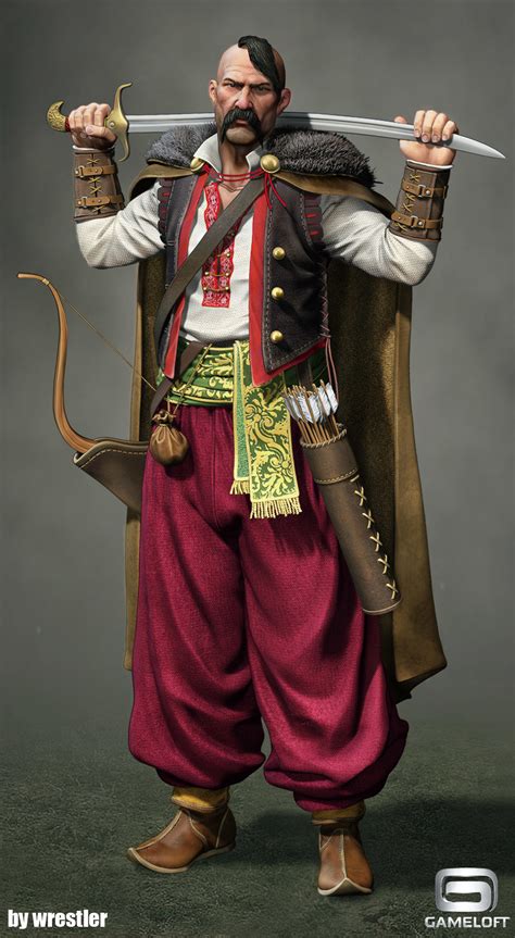 ArtStation - Cossack Warrior render