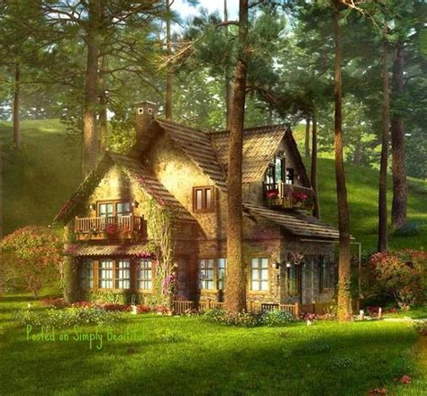 Photos from Simply Beautiful.'s post - Simply Beautiful. | Forest cottage, Fairytale house ...