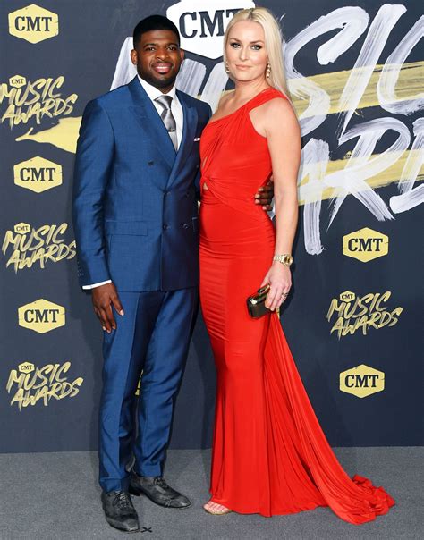 Lindsey Vonn, P.K. Subban Make Couple Debut at CMT Awards 2018