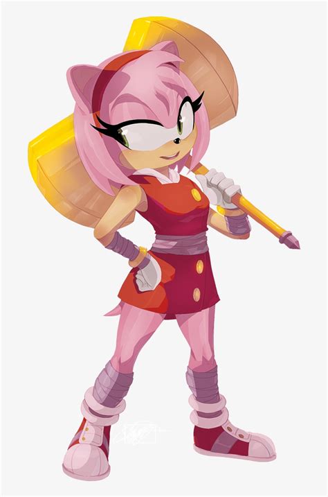 Amy Rose Sonic Boom - Amy Rose Hammer Sonic Boom PNG Image | Transparent PNG Free Download on ...