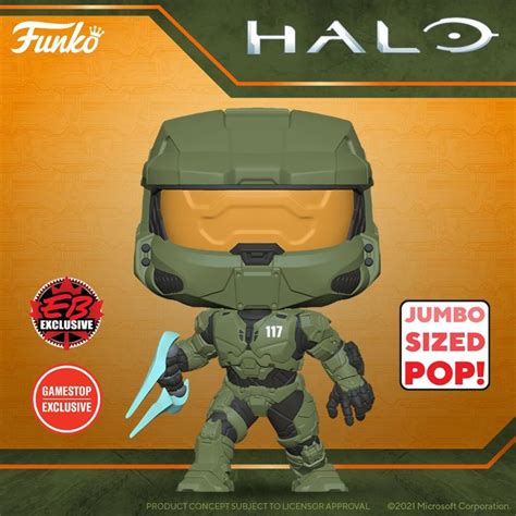 Funko POP! Jumbo: Halo Infinite Master Chief 10-inch Only at GameStop ...