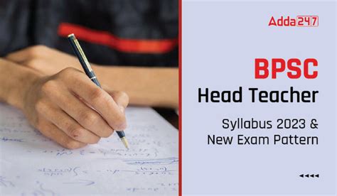 BPSC Head Teacher Syllabus 2023 & New Exam Pattern