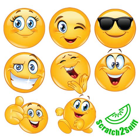 Smelly Stickers | Kool Smiles Emoji Smelly Stickers - Emoji Design ...