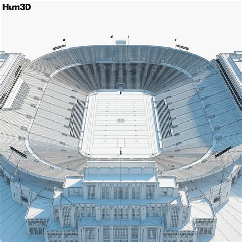 Notre Dame Stadium 3D model - Architecture on Hum3D