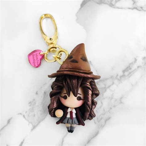 Hermione & Sorting Hat Keychain on Storenvy