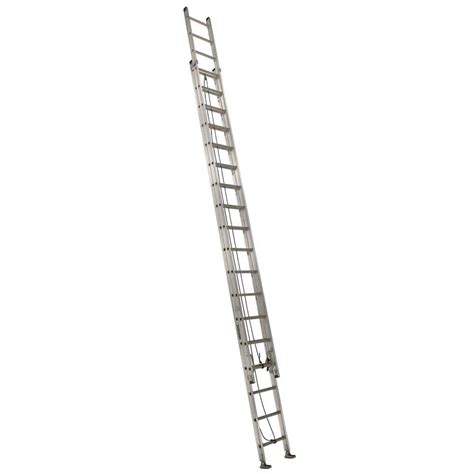 Louisville Ladder 36 ft. Aluminum Extension Ladder with 300 lbs. Load ...