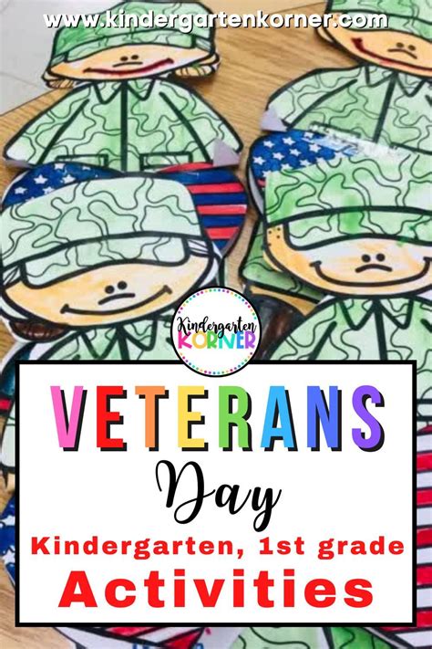 Veterans Day Activities for Kindergarten and 1st grade | Veterans day ...