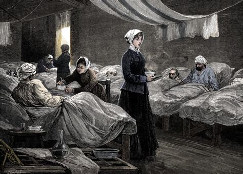 Florence Nightingale In The Barrack Hospital At Scutari