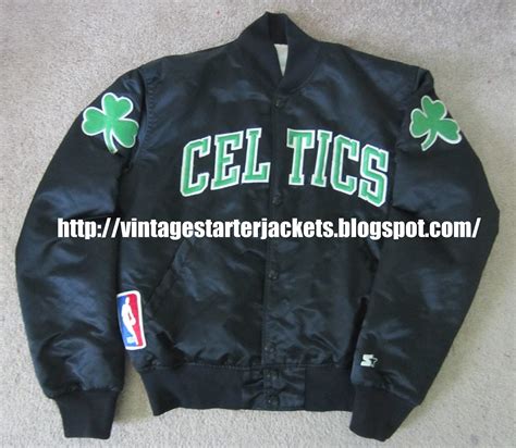 Vintage Sports Apparel: Vintage Boston Celtics Satin Starter Jacket ...