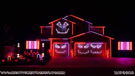 Halloween Light Show 2015 - Ghostbusters (Ray Parker Jr) | Halloween lights, Halloween house