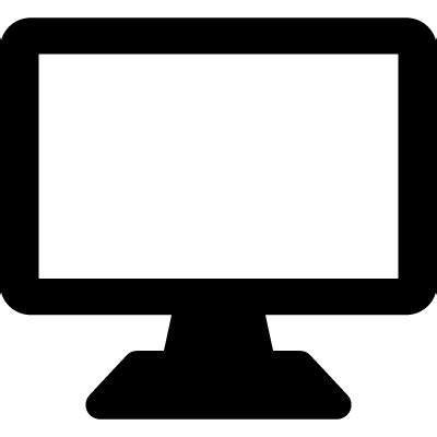 Computer Monitor Plain ⋆ Free Vectors, Logos, Icons and Photos Downloads