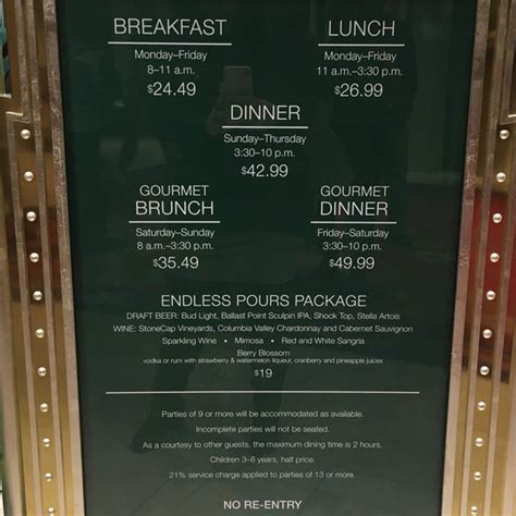 Wynn Buffet Prices 2024: The Buffet at Wynn Las Vegas Cost & Menu Price