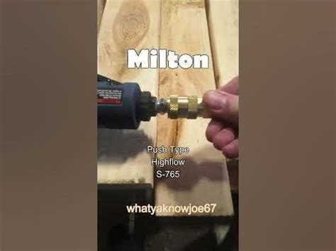 Milton air fittings : r/Tools