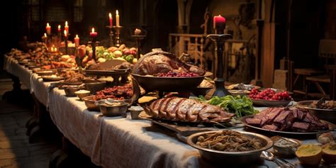 Experience the Grandeur of a Medieval Feast Table