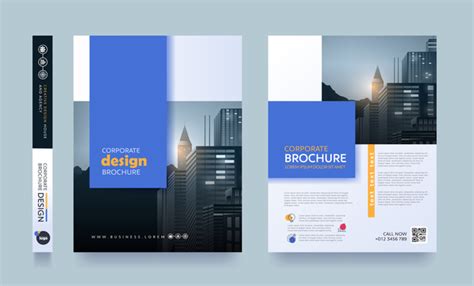 Creative brochure cover modern design vector 08 free download