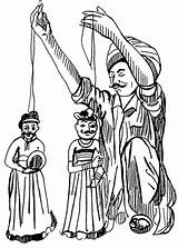 Marionette Puppet sketch template
