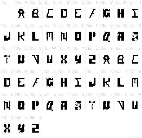 Alien Alphabet Regular font | Fonts2u.com