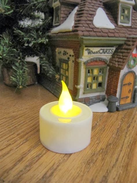 Sew Many Ways...: Cordless Lights for Christmas Village...