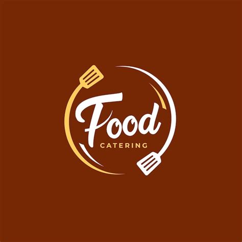 Premium Vector | A logo for food catering that is called food catering