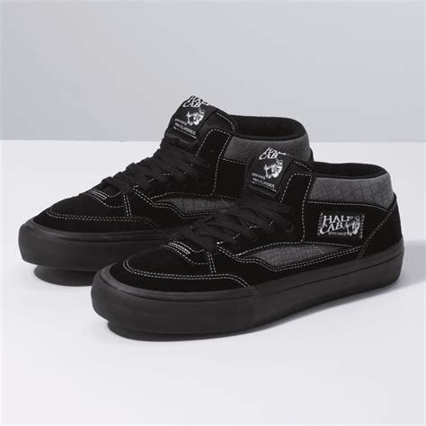 Vans Half Cab Pro '92 Skate Shoe - Croc Black/Pewter | BOARDWORLD Store