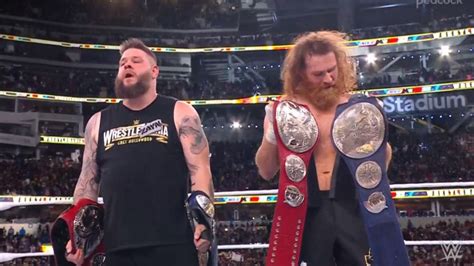 Kevin Owens & Sami Zayn Capture Undisputed WWE Tag Team Championship - WrestleTalk