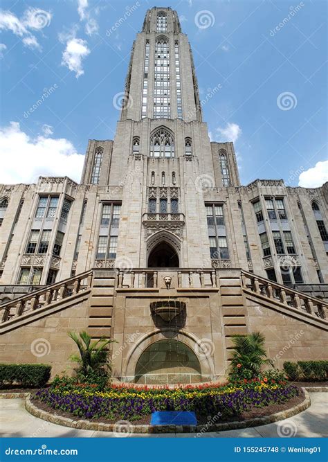 Cathedral of Learning Pittsburgh University Building Editorial Stock ...