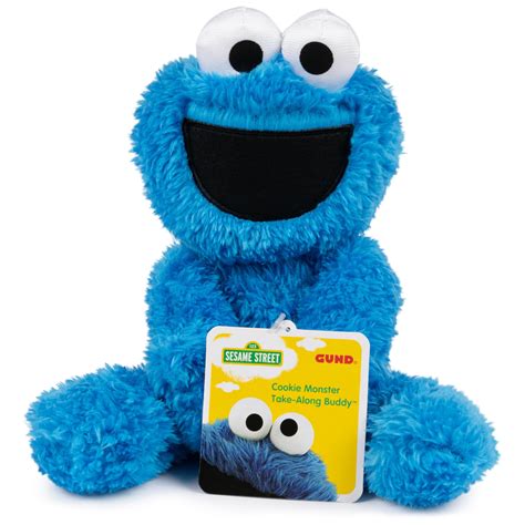 Buy D Sesame Street Official Cookie Monster Take Along Buddy Plush ...