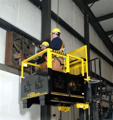 Forklift Mounted Man Basket OSHA - Lifting Technologies