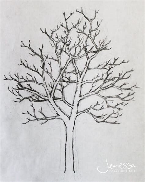 20+ Tree Drawing & Painting Ideas - Brighter Craft | Tree drawing, Tree ...