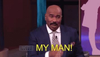 Steve Harvey My Man GIF - SteveHarvey MyMan - Discover & Share GIFs