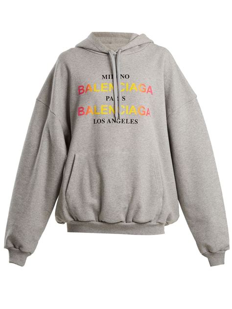 Click here to buy Balenciaga Hoodie at MATCHESFASHION.COM | Hoodies womens, Grey hooded ...