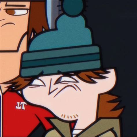 an animated image of two people with hats on their heads, one is holding the other's head