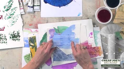 Creating a Watercolor Collage with Cathy Taylor - YouTube