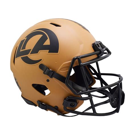 Los Angeles Rams 2023 Salute to Service Riddell Speed Authentic Footba ...