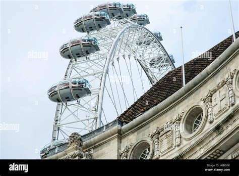 London Eye Tourist Attraction Stock Photo - Alamy