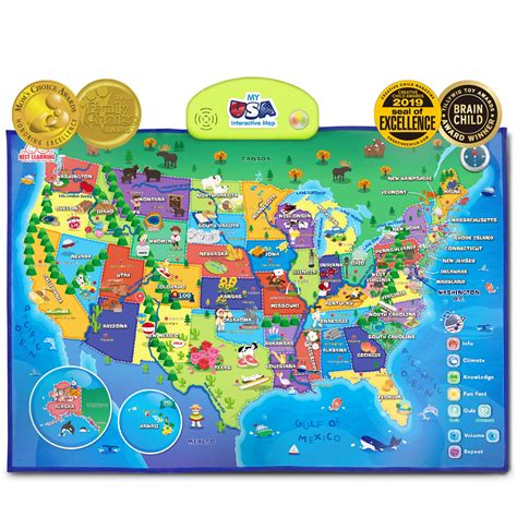 Buy BEST LEARNING i- My USA Interactive - Educational Smart Talking US Toy for Kids Boy or Girl ...