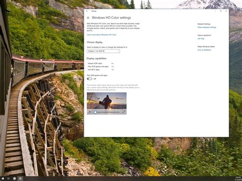 How to enable HDR settings on Windows 10 | Windows Central