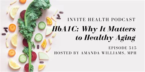 HbA1C: Why It Matters to Healthy Aging - InVite Health Podcast, Episode 515