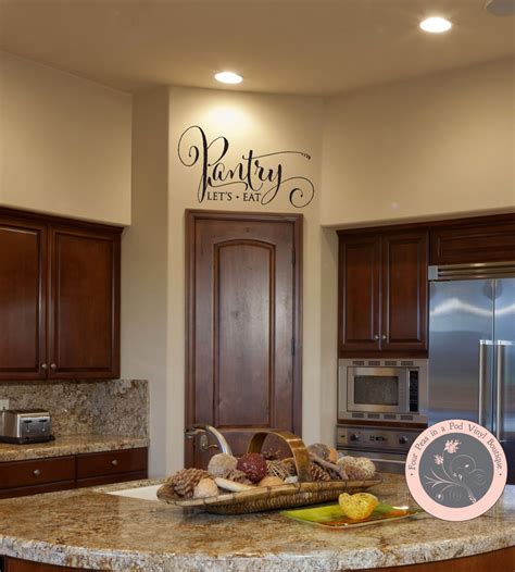 Wall Decals for the Home Pantry Wall Decal Kitchen Wall