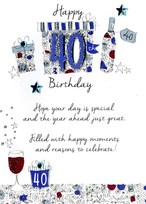 Male 40th Birthday Greeting Card | Cards | Love Kates