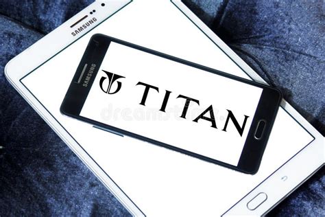 Titan watches Company logo editorial stock image. Image of luxury ...