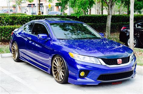 Blue Honda Accord 2012