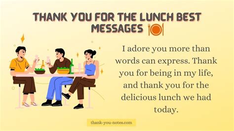 Thank You For The Lunch Best Messages