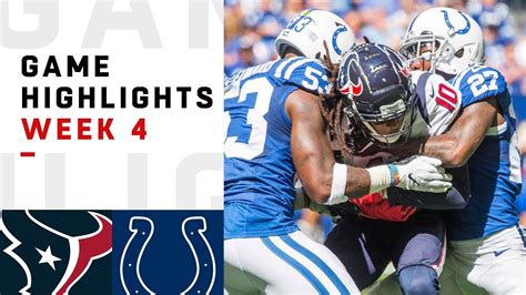 Texans vs. Colts Week 4 Highlights | NFL 2018 - YouTube