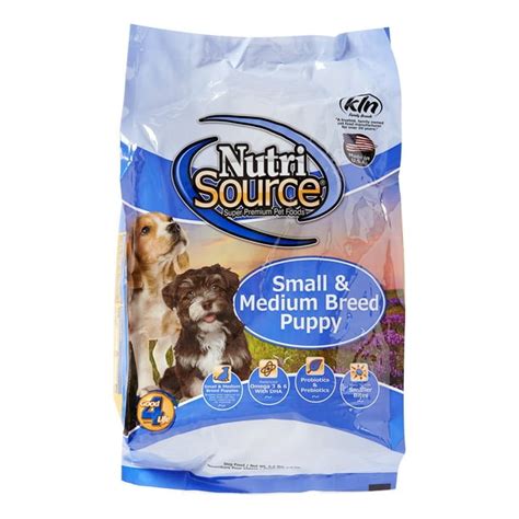 NutriSource Small & Medium Breed Puppy Dry Dog Food, 6.6 lb - Walmart.com - Walmart.com