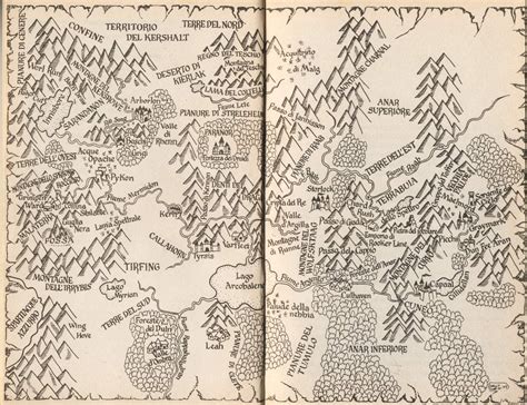 Shannara Map, The Four Lands Map, The Shannara Chronicles Map, The Magical World Of Shannara Map ...