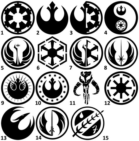 Star Wars Logos Vinyl Decals - Etsy Hong Kong