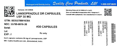 BUY Lansoprazole (Lansoprazole) 30 mg/1 from GNH India at the best ...