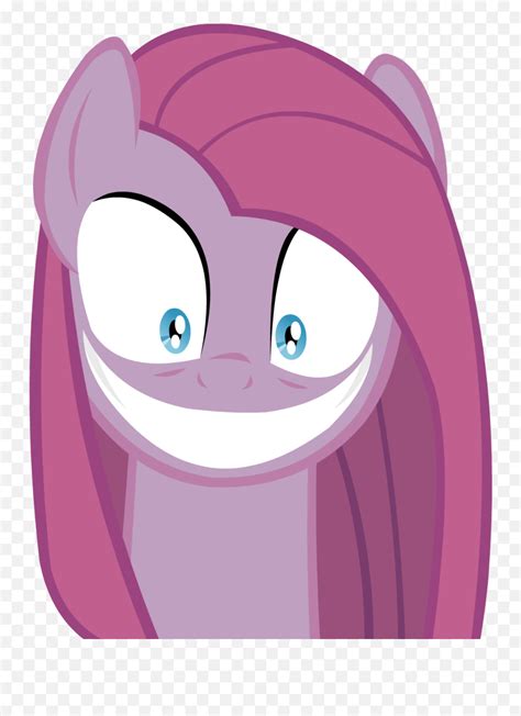 Ocarinaplaya Creepy Smile - Mlp Pinkie Pie Evil Png,Creepy Smile Png ...