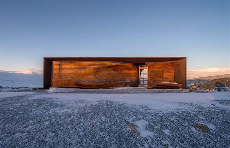 Snøhetta's Observation Pavilion In Norway Is Perfectly Positioned For Reindeer Watching - IGNANT